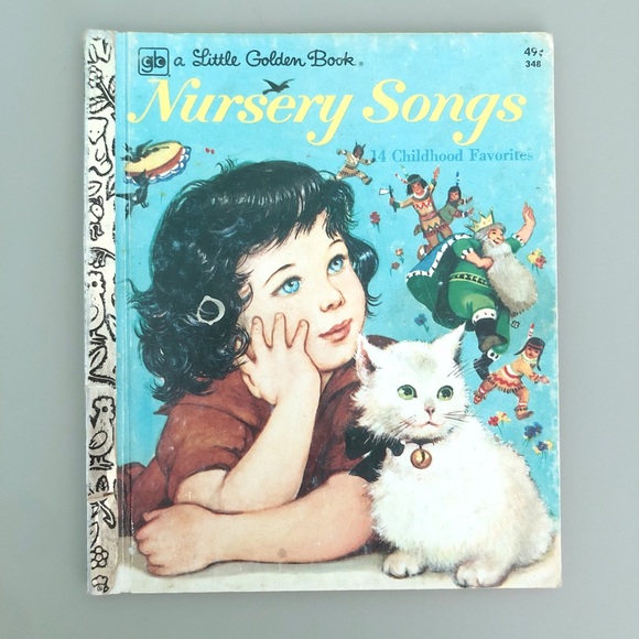 Vintage 1959 Little Golden Book: Nursery Songs Hardcover - Picture 1 of 13